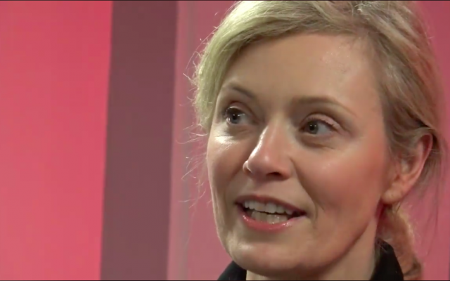 Nathalie Boy de la Tour (Crédit : capture d'écran d'une vidéo Facebook publiée par le club de Guingamp) Nathalie Boy de la Tour (Crédit : capture d'écran d'une vidéo Facebook publiée par le club de Guingamp)