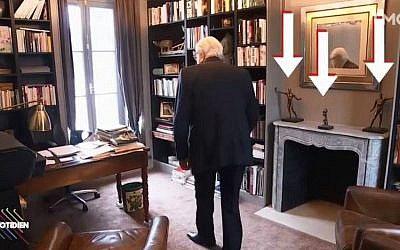 Les statuettes sont visibles sur des images de l'émission Quotidien de TMC diffusées le 23 février (Capture d'écran : TMC)