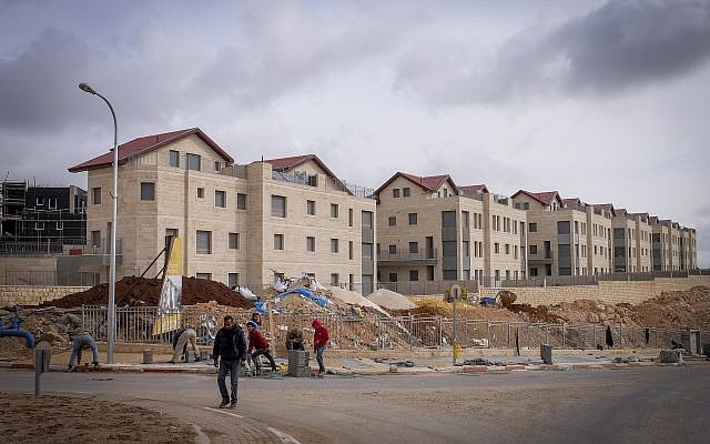 Illustration : Un nouveau quartier dans l'implantation juive d'Efrat en Cisjordanie, le 26 janvier 2017. (Gershon Elinson/Flash90) Illustration : Un nouveau quartier dans l'implantation juive d'Efrat en Cisjordanie, le 26 janvier 2017. (Gershon Elinson/Flash90)