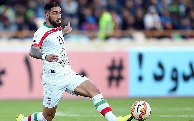 Le footballeur iranien Ashkan Dejagah (CC BY 4.0, Mahmoud Hosseini/Tasnim News Agency, Wikipedia)