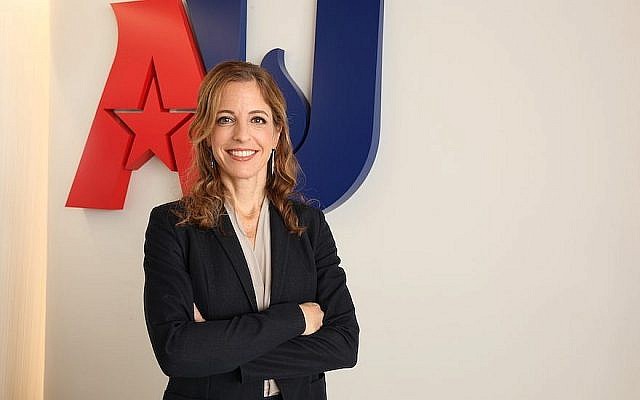 Rachel Laser est la nouvelle directrice de l'organisation 'Americans United for Separation of Church and State' (Crédit : Rick Reinhard/via JTA)
