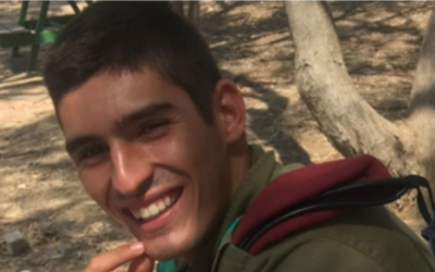 Shahar Strug (Crédit : porte-parole de l'armée israélienne)