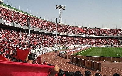 Stade Azadi de Téhéran (Crédit : Wikimedia commons)