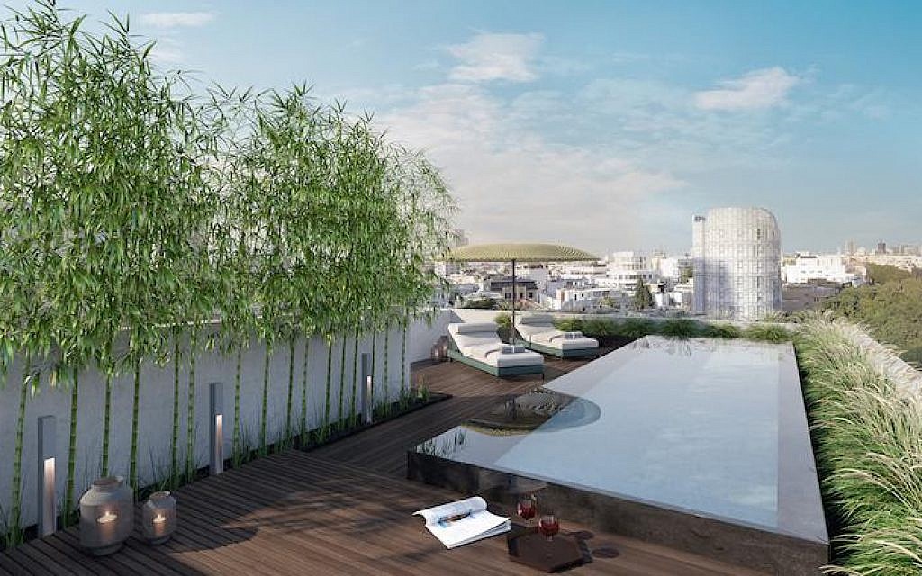 L'une des nombreuses piscines en construction dans le cadre de la Villa Rothschild (Autorisation Villa Rothschild).