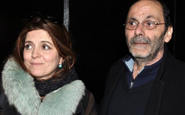 Agnès Jaoui et Jean-Pierre Bacri à l'avant-première du film "Au bout du conte" (Crédit : Georges Biard/Creative Commons Attribution-Share Alike 3.0) Agnès Jaoui et Jean-Pierre Bacri à l'avant-première du film "Au bout du conte" (Crédit : Georges Biard/Creative Commons Attribution-Share Alike 3.0)