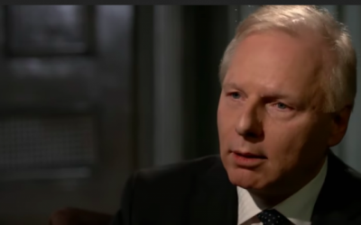 Le chef de l'opposition québécoise Jean-François Lisée du Parti-Québécois prend la parole dans une interview télévisée qui a été diffusée le 21 février 2018. (Capture d'écran : YouTube)