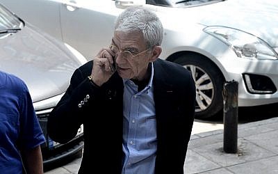 Yiannis Boutaris, maire de Thessalonique, le 23 mai 2018. (Crédit : AFP / Sakis MITROLIDIS)