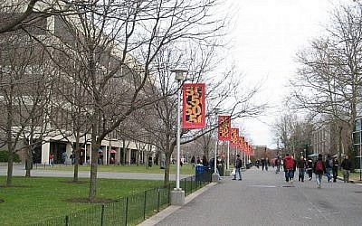 L'allée principale du SUNY Stony Brook Campus à New York. (CC BY-SA 3.0 GK tramrunner229/Wikipedia)