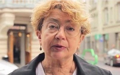 Faina Kukliansky dans une interview en octobre 2016. (Capture d'écran: YouTube)