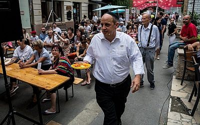 Le festival de rue Judafest à Budapest, le 10 juin 2018. (Marton Monus/ Balint House JCC)