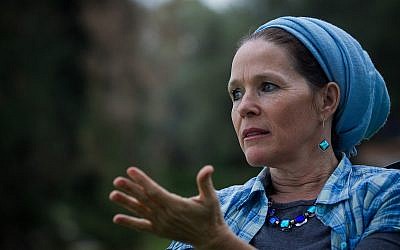 Racheli Fraenkel, mère de l'adolescent juif kidnappé Naftali Fraenkel et assassiné par des terroristes du Hamas au mois de juin 2014, le 18 décembre 2014 (Crédit : Miriam Alster/FLASH90)