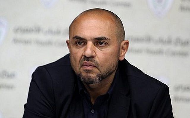 Tarek Abbas, fils du président de l'Autorité palestinienne Mahmoud Abbas, le 4 juin 2014 (Crédit : Shorouk Zaid / Wafa)