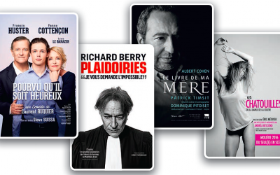 Différentes pièces de théâtre à la deuxième édition du Festival de théâtre français en Israël (Crédit : capture d'écran site officiel)