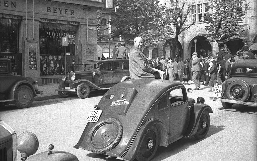 Josef Ganz avec son Standard Superior en 1935. (Avec l'aimable autorisation de Paul Schilperoord)