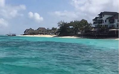 Le village de Nungwi, au Zanzibar. (Capture d'écran : YouTube)