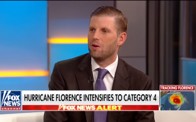Eric Trump sur Fox News (Capture d'écran) Eric Trump sur Fox News (Capture d'écran)