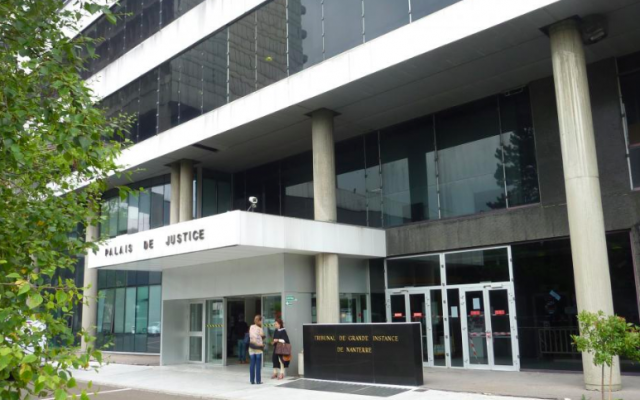 Entrée de la cour d'Assises des Hauts-de-Seine (Crédit : site officiel de la cour)