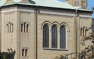 La synagogue de Göteborg en Suède (Crédit : Gumisza / Wikipedia)