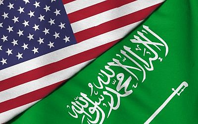 Drapeau américain et saoudien. (Crédit : iStock) Drapeau américain et saoudien. (Crédit : iStock)