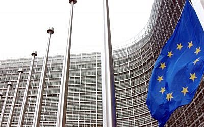 Le siège de l'Union européenne à Bruxelles (Crédit : AP Photo/Virginia Mayo)
