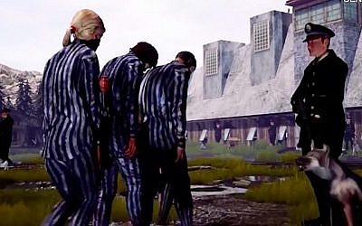 Un autre jeu, non pédagogique avait causé un scandale l'année dernière, et avait également la camp Auschwitz pour cadre. Il s'appelait ‘Cost of Freedom’. (Crédit : capture d'écran  YouTube)