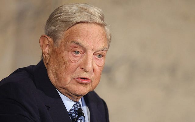 George Soros à Berlin, le 10 septembre 2012. (Crédit : Sean Gallup/Getty Images via JTA)