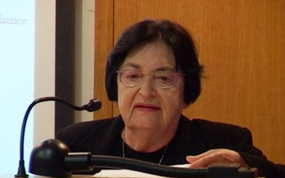 Charlotte Wardi (Crédit : capture d'écran Akadem)