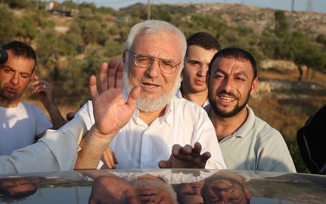 Le président du Conseil législatif palestinien Aziz Dweik. (Crédit : Issam Rimawi/Flash90)