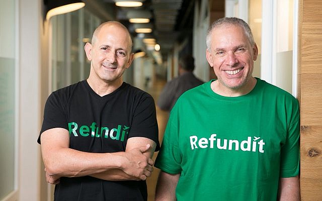 Ziv Tirosh, (à gauche), et Uri Levine, co-fondateurs de Refundit (Autorisation) Ziv Tirosh, (à gauche), et Uri Levine, co-fondateurs de Refundit (Autorisation)