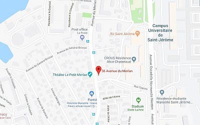 Quartier de Marseille où exerce le docteur Samuel Ourdinèche, victime d'une violente agression début décembre 2018 (capture d'écran Google Map)