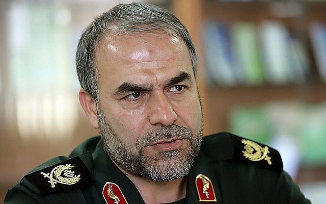 Le général de brigade Yadollah Javani, chef adjoint du bureau politique des Gardiens de la révolution en Iran. (CC BY 4.0, sayyed shahab-o- din vajedi, Wikipedia)