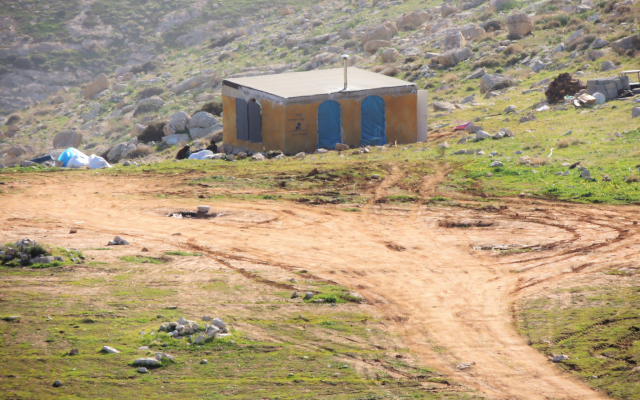 Une partie de l'implantation de Tekoa E dans le sud de la Cisjordanie en janvier 2019. (La Paix maintenant).