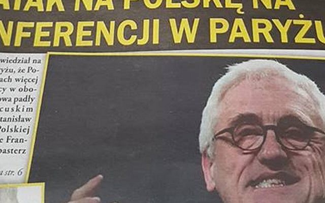 L'historien Jan Gross en couverture d'un hebdomadaire polonais qui enseigne à ses lecteurs comment reconnaître des Juifs. (Misiek Kaminski/via JTA) L'historien Jan Gross en couverture d'un hebdomadaire polonais qui enseigne à ses lecteurs comment reconnaître des Juifs. (Misiek Kaminski/via JTA)