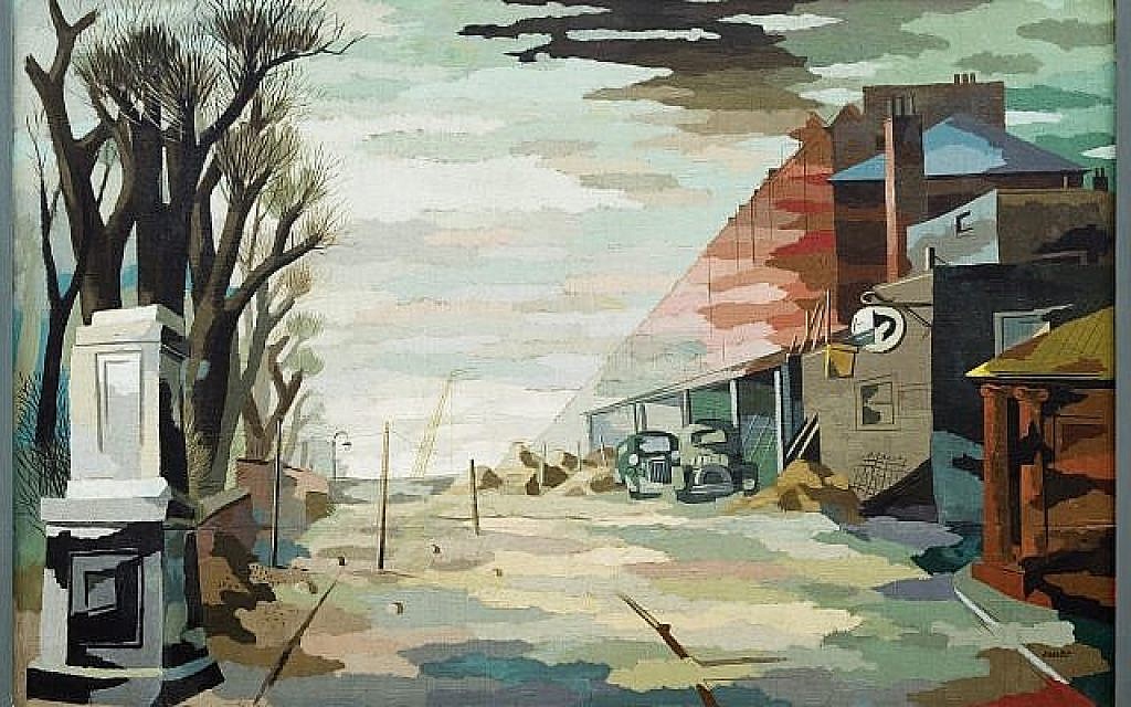 Détail de ‘Haverstock Hill,’ (1938) de Walter Nessler, autorisation de la Pallant House Gallery, qui est l'une des oeuvres présentées dans le cadre du festival 'Insiders/Outsiders'. (Autorisation des héritiers de l'artiste)