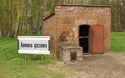 Chambre à gaz à Stutthof. (Autorisation)