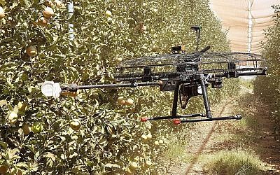 Tevel Aerobotics Technologies a développé un drone pour aider les agriculteurs à cueillir les fruits (Autorisation)