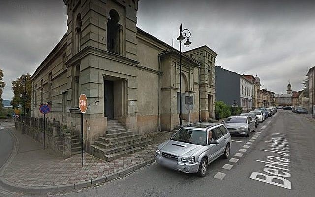 A titre d'illustration : Capture d'écran de la synagogue Nowy Targ, Pologne. (Google maps)