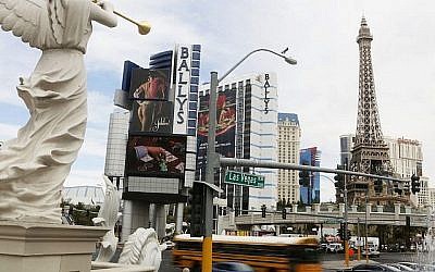 Des hôtels sur le 'Strip' à Las Vegas (Crédit: Miriam Alster/FLASH90 )