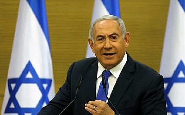 Le Premier ministre Benjamin Netanyahu à la Knesset, le 27 mai 2019. (MENAHEM KAHANA / AFP)