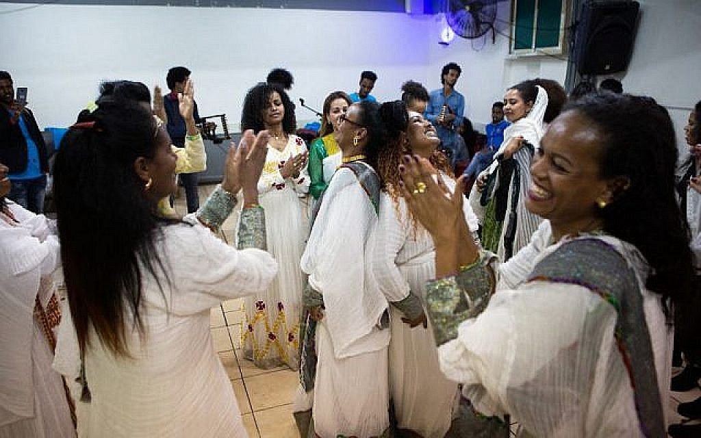 Photo d'un mariage érythréen dans le sud de Tel Aviv (Crédit : Dafna Talmon)