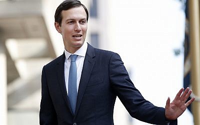 Le conseiller Jared Kushner à Washington, le 29 août 2018. (Crédit : AP /Jacquelyn Martin)