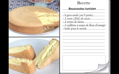 La recette du bouscoutou tunisien, un gâteau très moelleux. (Akadem)