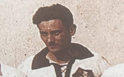 Jozef Klotz, à gauche, avec un coéquipier à Cracovie dans les années 1920 (Autorisation :  y of From the Depths)