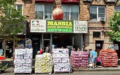 Une vue de la cuisine Masbia à Coney Islande à Brooklyn, New York. (Crédit : Masbia via JTA) Une vue de la cuisine Masbia à Coney Islande à Brooklyn, New York. (Crédit : Masbia via JTA)