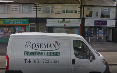 Le traiteur Roseman's Delicatessen à Liverpool, au Royaume-Uni (Google Street View) Le traiteur Roseman's Delicatessen à Liverpool, au Royaume-Uni (Google Street View)