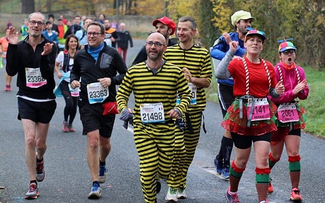 Des coureurs lors du Marathon international du Beaujolais 2018. (Crédit photo : marathondubeaujolais.org) Des coureurs lors du Marathon international du Beaujolais 2018. (Crédit photo : marathondubeaujolais.org)