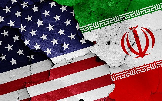 Illustration : drapeaux américain et iranien. (Crédit : iStock) Illustration : drapeaux américain et iranien. (Crédit : iStock)