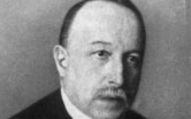 Le chimiste juif allemand Georg Bredig. (Crédit photo : domaine public)