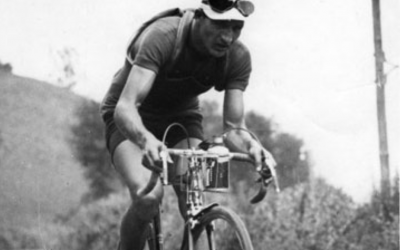 Gino Bartali, grand champion cycliste et résistant, durant le Tour de France 1938, qu’il a remporté. (Crédits photo : Fulgur Photo-Press / Domaine public)