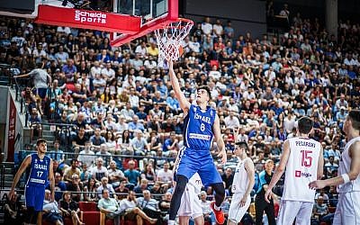 Le joueur israélien Deni Avdija. (Crédit photo : FIBA)